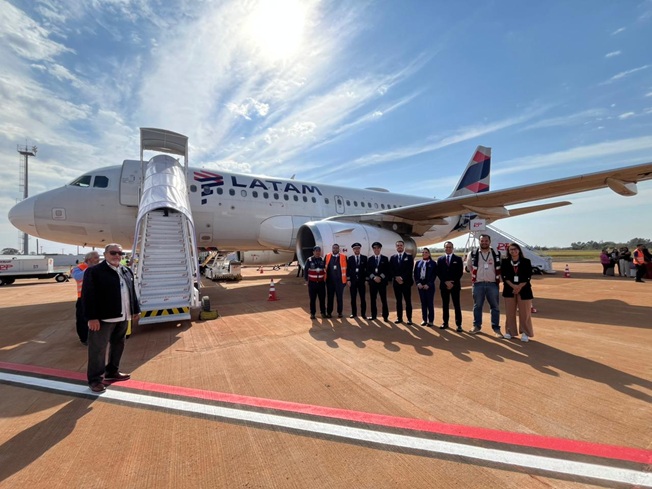 LATAM começa a voar para Dourados com 90% de ocupação e alcança recorde histórico de 58 destinos no Brasil