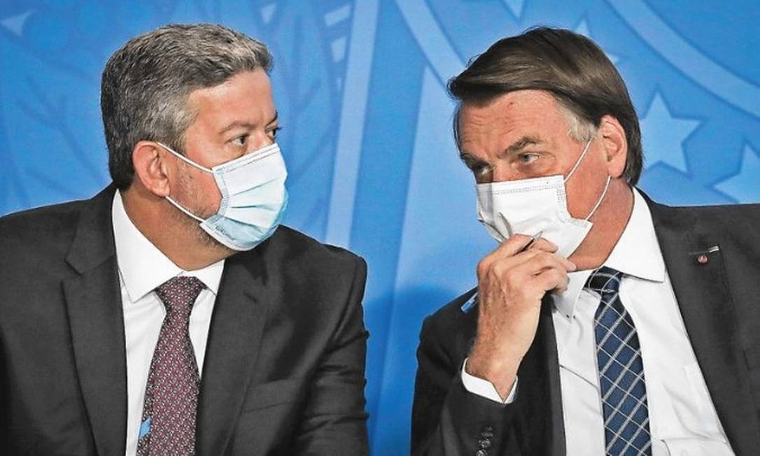 O Presidente Jair Bolsonaro e o Presidente da Camara dos Deputados Arthur Lira Foto: Pablo Jacob / Agencia O GLobo