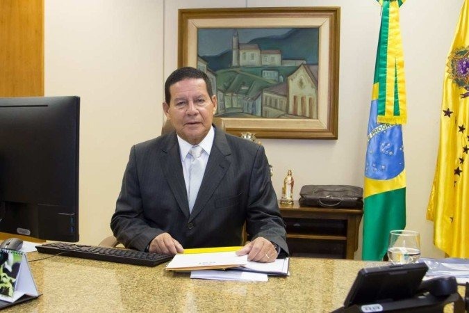 Vice-presidente Hamilton Mourão (foto: Marcos Correa)